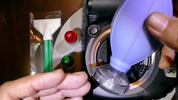 How to clean Pentax 645 Z sensor using Sensor Clean solution from VisibleDust