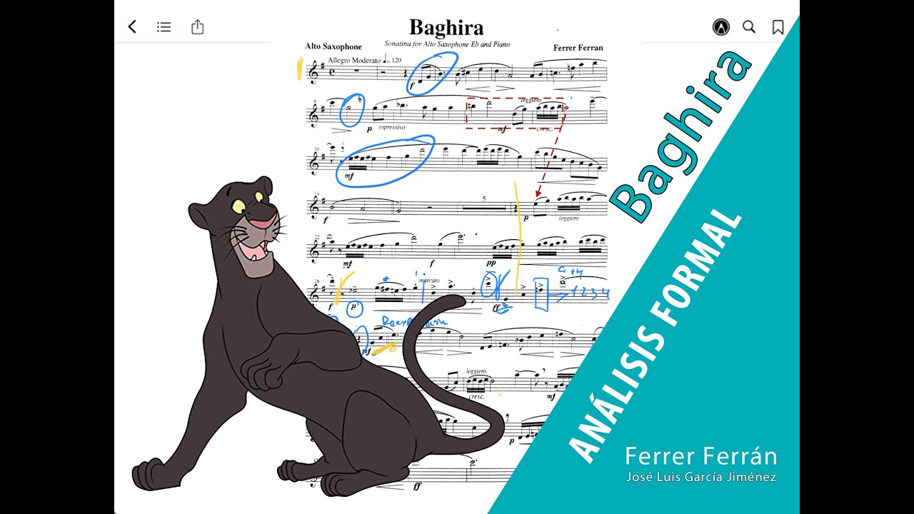 BAGHIRA 1º movimiento (análisis formal) saxofón y piano Ferr