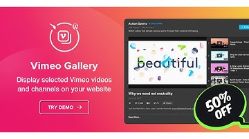 Vimeo Gallery - WordPress Vimeo plugin | Codecanyon Scripts and Snippets