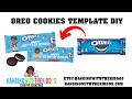 Oreo Wrapper Template: Canva Templates