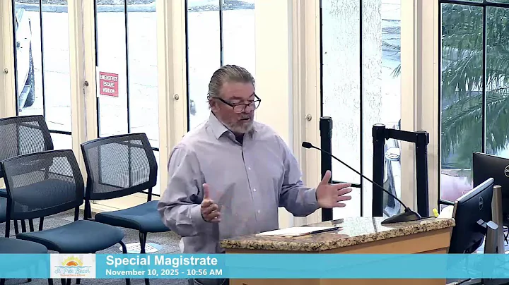 Special Magistrate - Code Enforcement - November 10, 2025