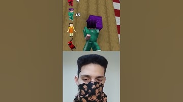 Que personaje de Squid Game salta más alto? 🗿 #minecraft #shorts
