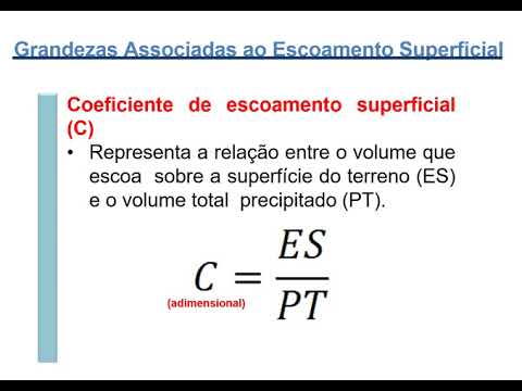 Vídeo: O que você quer dizer com escoamento superficial?