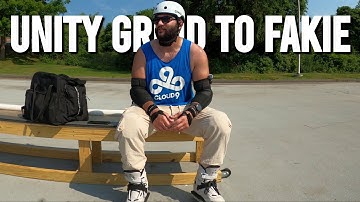 My 1st Unity Grind To Fakie // Faction Tactical V1 // Aggressive Inline Skate Vlog