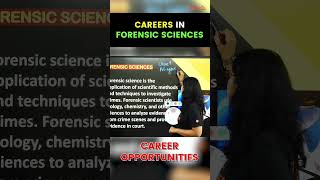 CAREER IN IN FORENSIC SCIENCES 🔍 #Shorts #Forensic