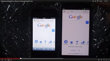 Samsung Galaxy S3 vs. iPhone 4 | Browser Speed Test