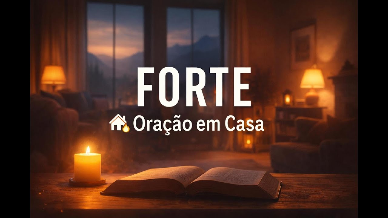 FORTE 🏠🔥 | Oração em Casa | Fundo Musical Cristão