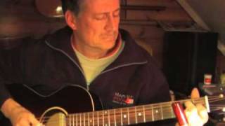 Acoustic Slide Blues - Frogtime Stagger on a Greven L00v - TAB avl chords