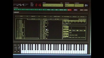Yamaha DX7 Emulator Software - FM7 - Patch - 016   Bass 2