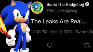 This CONFIRMS The Sonic Leaks...