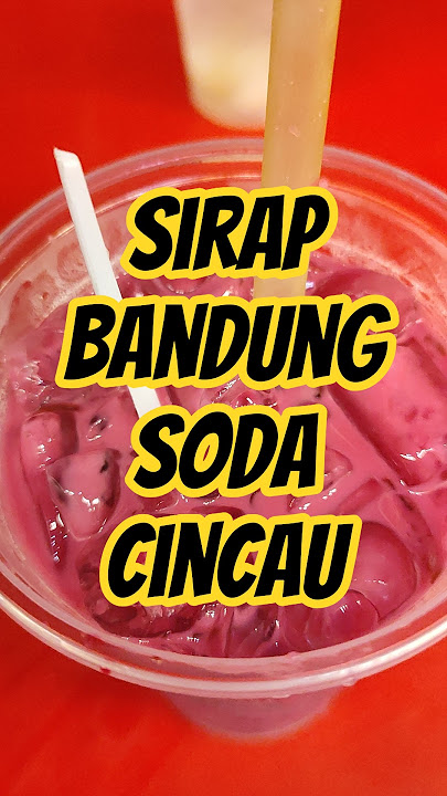 Sirap Bandung Soda Cincau #dessert #food #foodie #dessertideas #asianfood