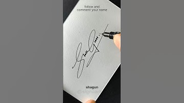 shagun name signature style #signature #signoartist