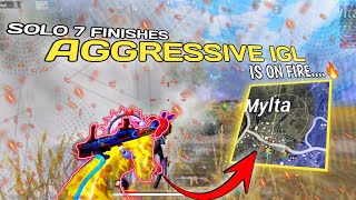 IGL POV | Aggressive IGL Is On Fire..🔥| Solo 8 Finishes | WWCD…? | iPhone13 | BGMI🇮🇳 | COMPETITIVE |