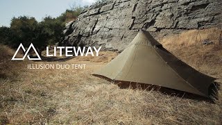 Illusion Duo Tent - renewed one-layer ultralight hiking tent