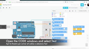 Tinkercad Circuit - lesson IV - Led and Button