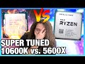 Heavily Tuned AMD R5 5600X vs. i5-10600K: Memory & CPU Overclocking Showdown