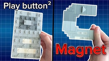 Building a silver play button out of LEGO until I get a real one | days 181-190