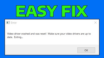 How To Fix Video Driver Crashed and Was Reset in Windows