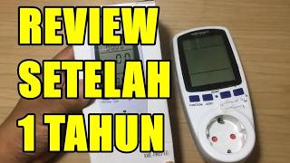 Review Wattmeter Taffware KWE PM01 EU Kwh meter Murah
