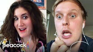 John Early & Kate Berlant's Surreal Zoom Call | Peacock At-Home Variety Show