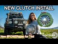 REPLACE CLUTCH KIT IN TRUCK (Land Rover - LOF Clutches)