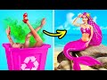 How to Become Mermaid! Mermaid Makeover From NERD to POPULAR with GADGETS from TIKTOK by TeenVee