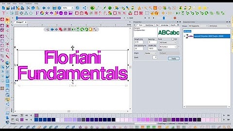 Floriani Embroidery Software Overview