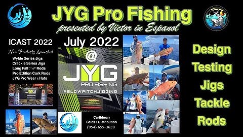 JYG Profishing Jigs, Rods, Tackle at ICAST 2022 in Espanol with Victor Garcia