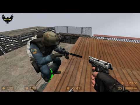 ZOMBIE ESCAPE ROUND ON COUNTER-STRIKE: SOURCE, MAP: ZE_ATIX_PANIC_B3T, CSS