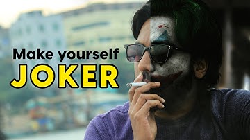Make Yourself Into Joker | Photoshop Tutorial | Photo Editing
