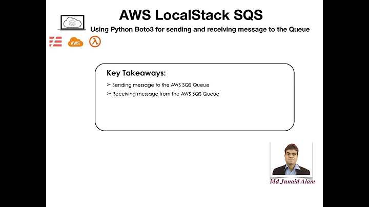 AWS LocalStack SQS - Sending and processing message from Python boto3