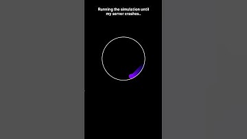 Ball bouncing simulation #adhd #music #code #space #python #physics #simulations #memes #science