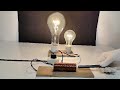 Simple demonstration of operation of the electrical transformer and electromagnet