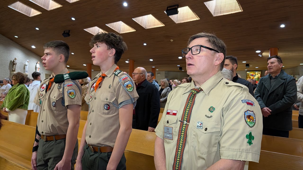 Msza Święta Harcerska -1 Luty, 2026 Polonia Michigan USA 4K