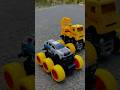 Rc CONSTRUCTION truck and monster STUNT car unboxing and ramp racing .#remotcontrol  #shorts #rc