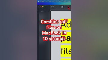 Hoe u pdf-bestanden op een MacBook in 10 seconden kunt combineren