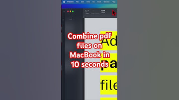 Hoe u pdf-bestanden op een MacBook in 10 seconden kunt combineren