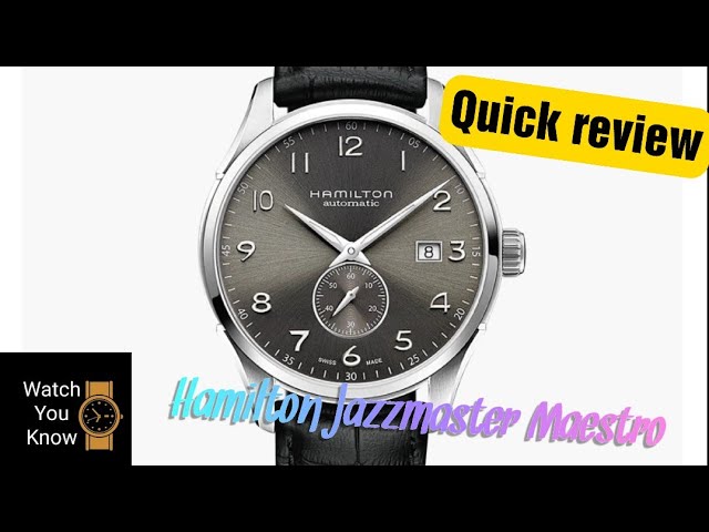 Hamilton Jazzmaster Maestro Small Seconds is a great timepiece.