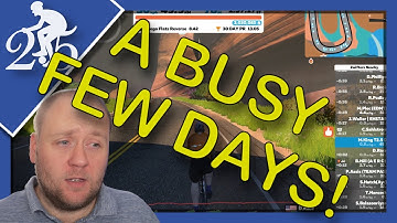 A busy couple of days and a longer ride! | My Zwift journey from D to C Category