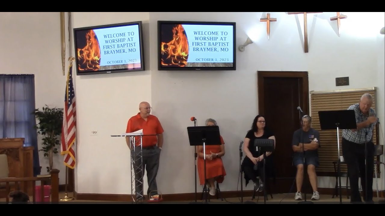 First Baptist Church Braymer MO October 01 2023 Morning Service Pastor