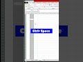 Excel shortcut keys || to select column &row