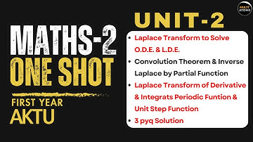 Eng. Maths-2 | Maths-2 Unit-2 One Shot | Engineering Mathematics-2 aktu | Aktu Exams | Maths2 Unit-2