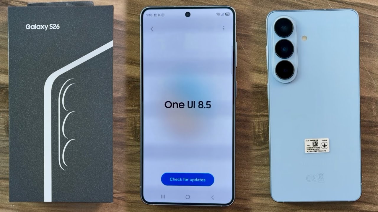 Samsung Galaxy S26 Unboxing and First Setup