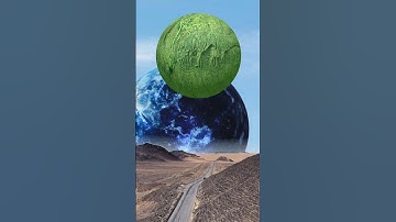 😱Two planets falling on earth😳 | 3d imagination | 3d animation #spacescience #shorts #viral #space