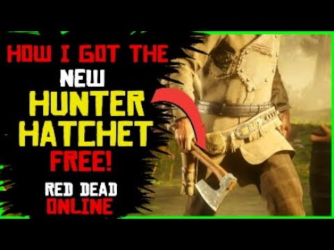 Slik Bliver værre glide How i Got The HUNTER HATCHET FREE! RDR2 online red dead redemption 2 -  YouTube