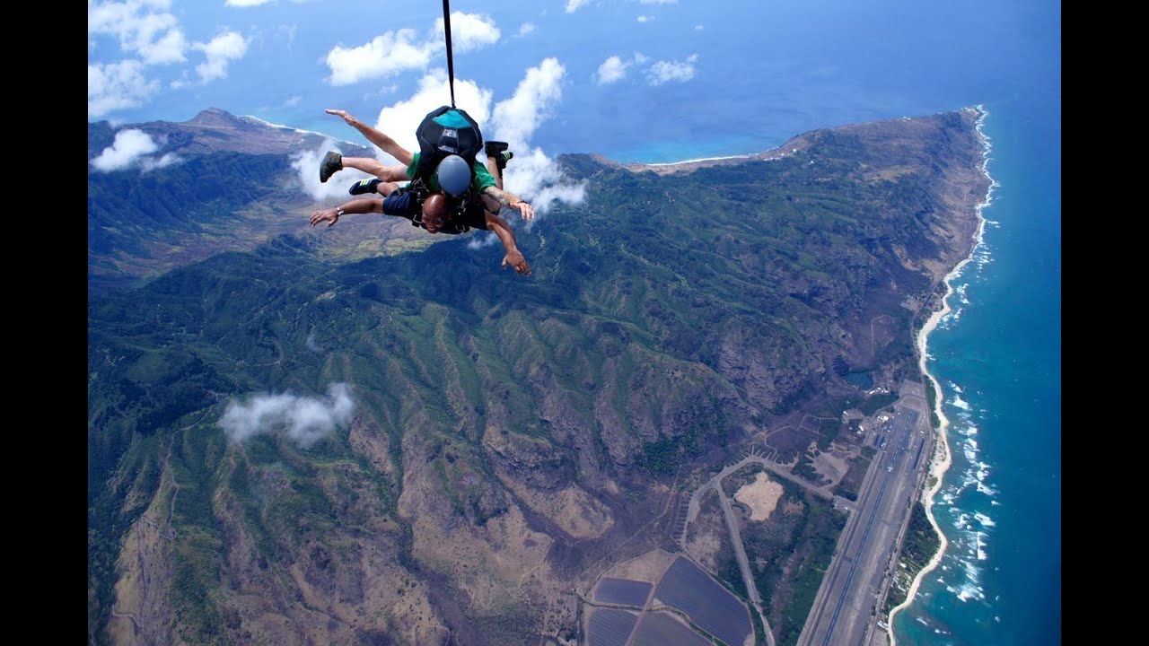 Calvin Smith Skydiving North Shore Oahu, Hawaii YouTube