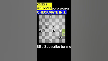 CHECKMATE IN 1  MOVE ,  BLACK TO PLAY #VIRAL @CHESSTRAPS , #VIRAL