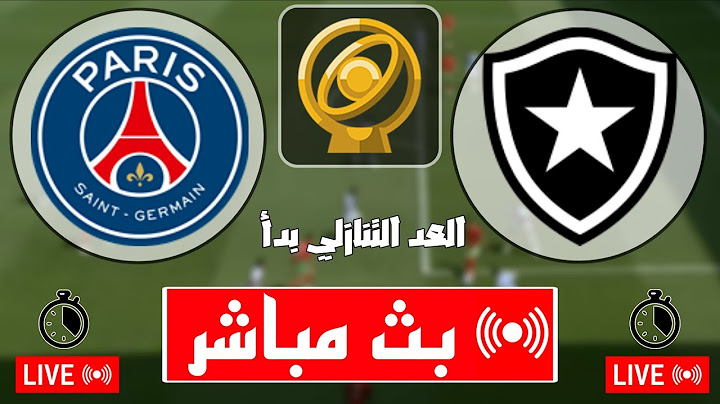 بث مباشر مباراة باريس سان جيرمان و بوتافوغو اليوم في كأس العالم للأندية 2025 عد تنازلي فقط