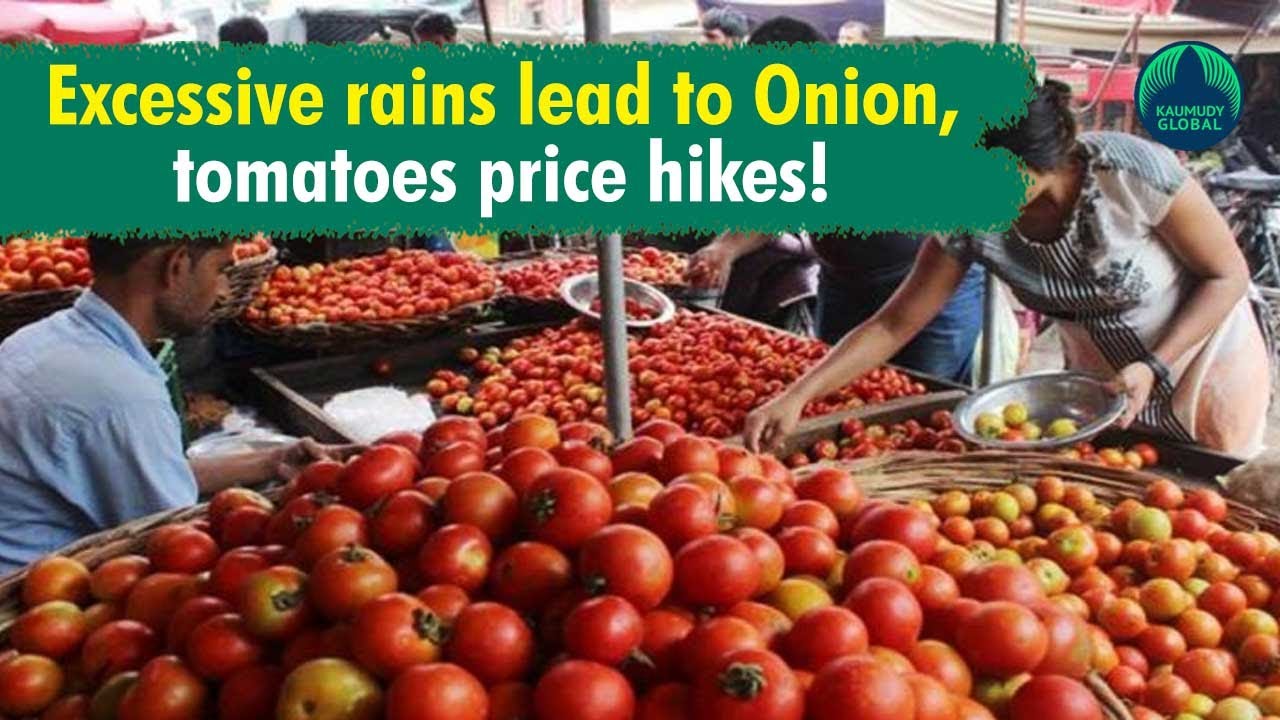 What led to sudden increase in tomatoes, Onion prices?| Andhra Rains - YouTube