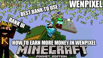 HOW TO EARN MORE MONEY IN WENPIXEL AND WHICH IS THE BEST BANK IN IT#wenpixel #craftersmc #satnetwork